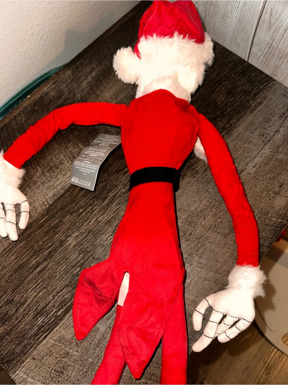 Disney Jack Skellington Plush in Red and White Santa Suit